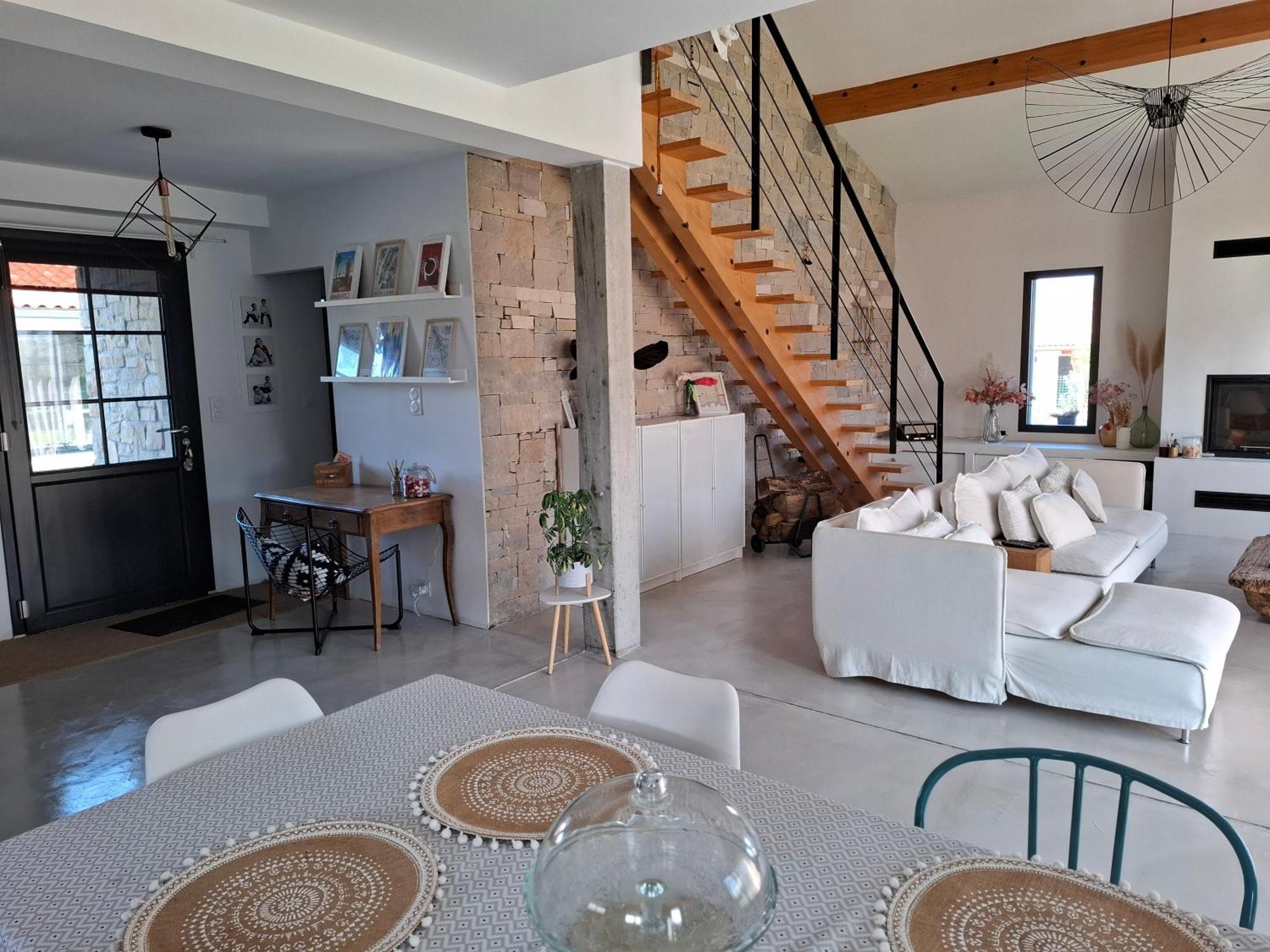 Charmante Villa Familiale Au Calme A 15Min Des Plages 亚斯凯恩 外观 照片